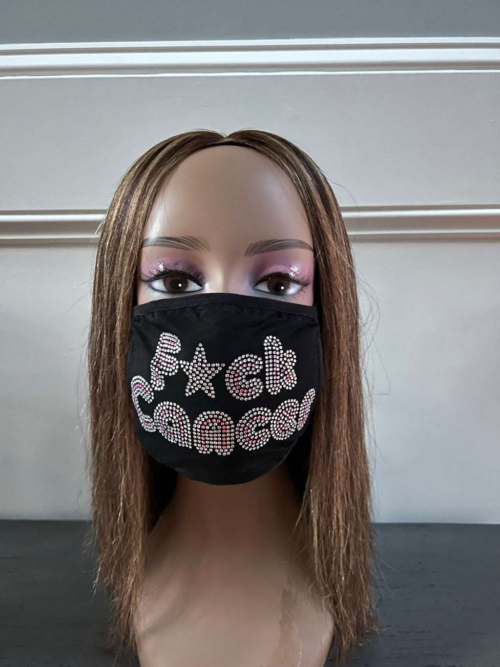 Rhinestone Face Mask / Washable / Dust Mask/ Face Mask with Rhinestone –  BRAGABIT