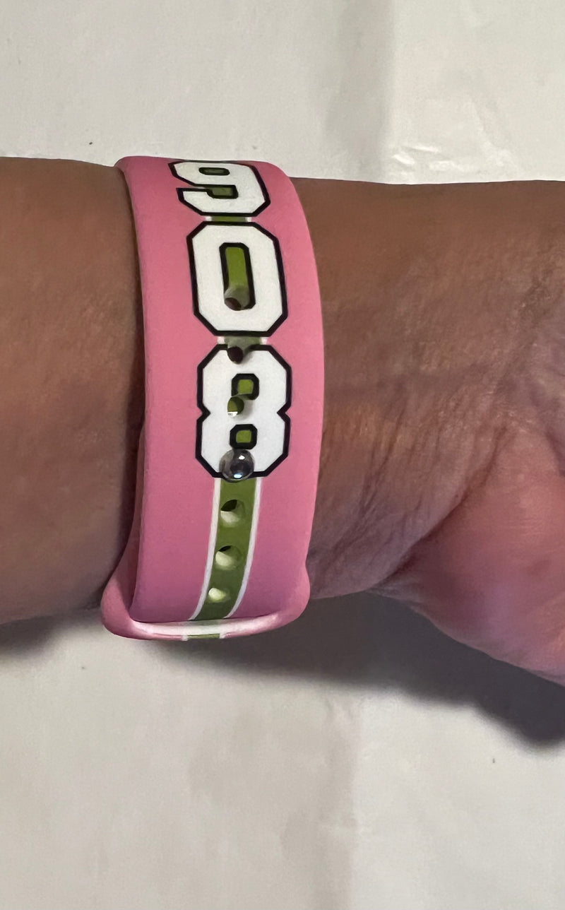 Alpha Kappa Alpha Apple Watch Band Size 38/40/41 MM Bold Pink
