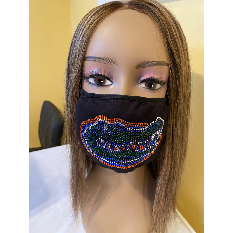 University of Florida Gators Bling Face Mask | Simply For Us