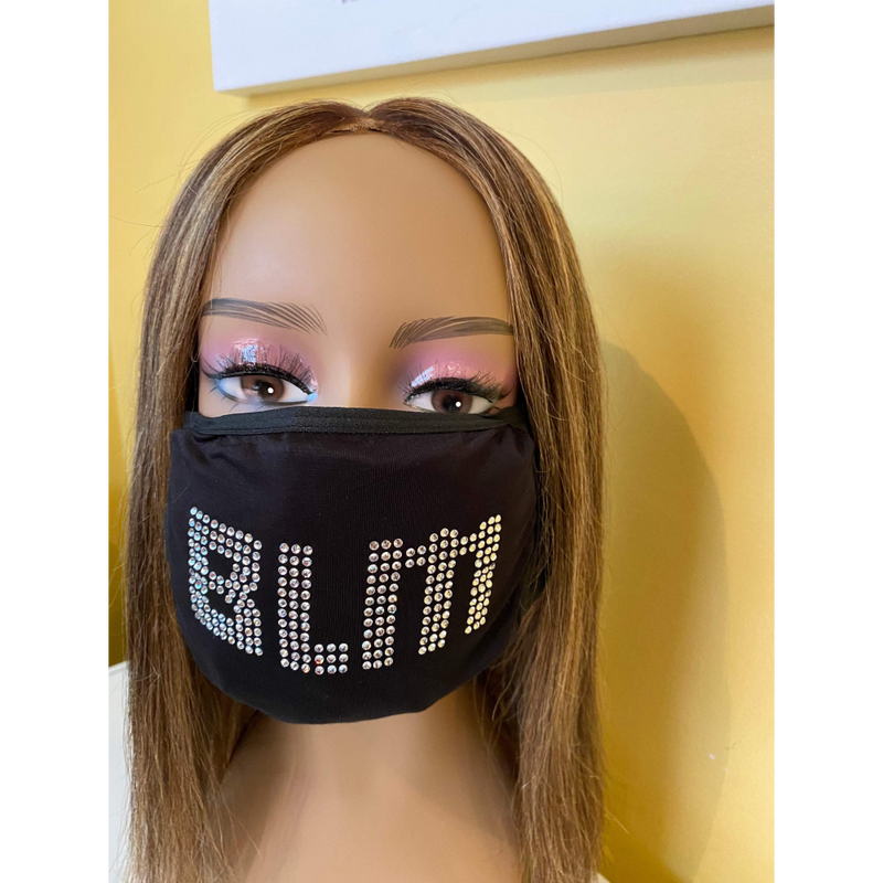 Black Lives Matter Mask Bling Mask Crystal Color | Simply For Us