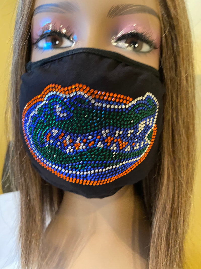 University of Florida Gators Bling Face Mask | Simply For Us
