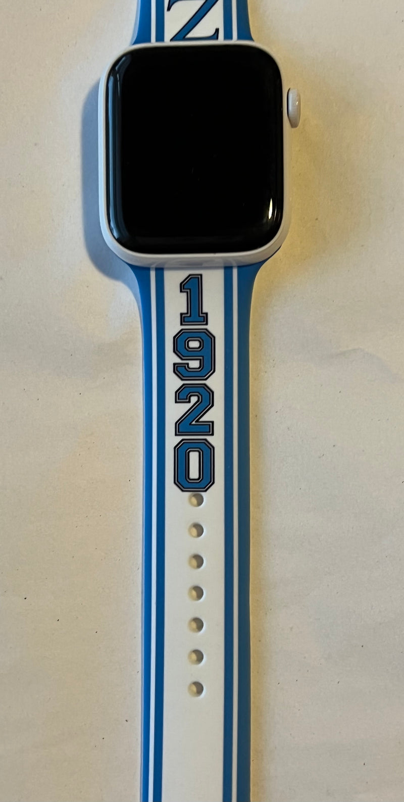 Zeta Phi Beta Apple Watch Band Size 38/40/41 MM White