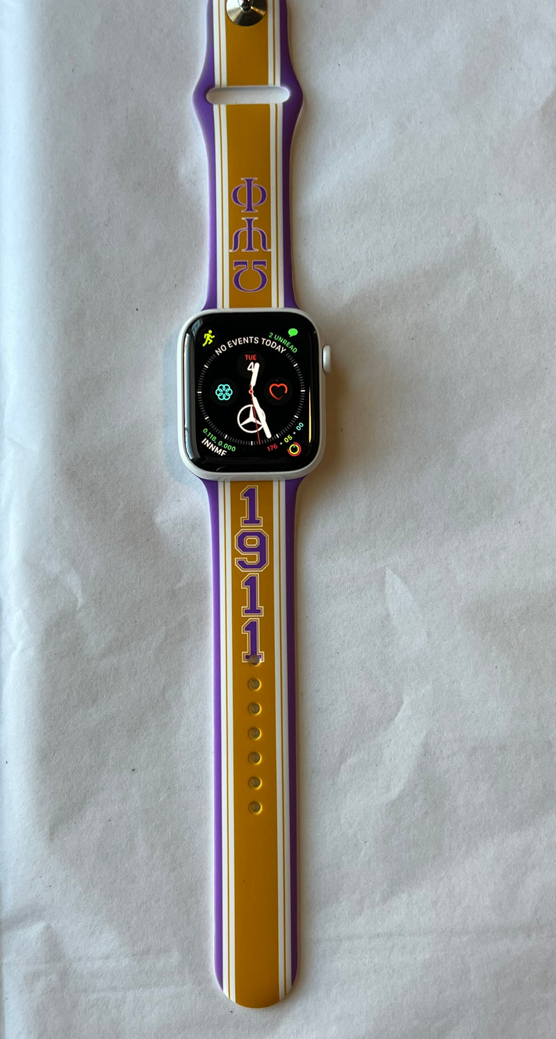 Alpha Phi Alpha Silicone Apple Watch | Apple Watch Band | | D9 Greeks