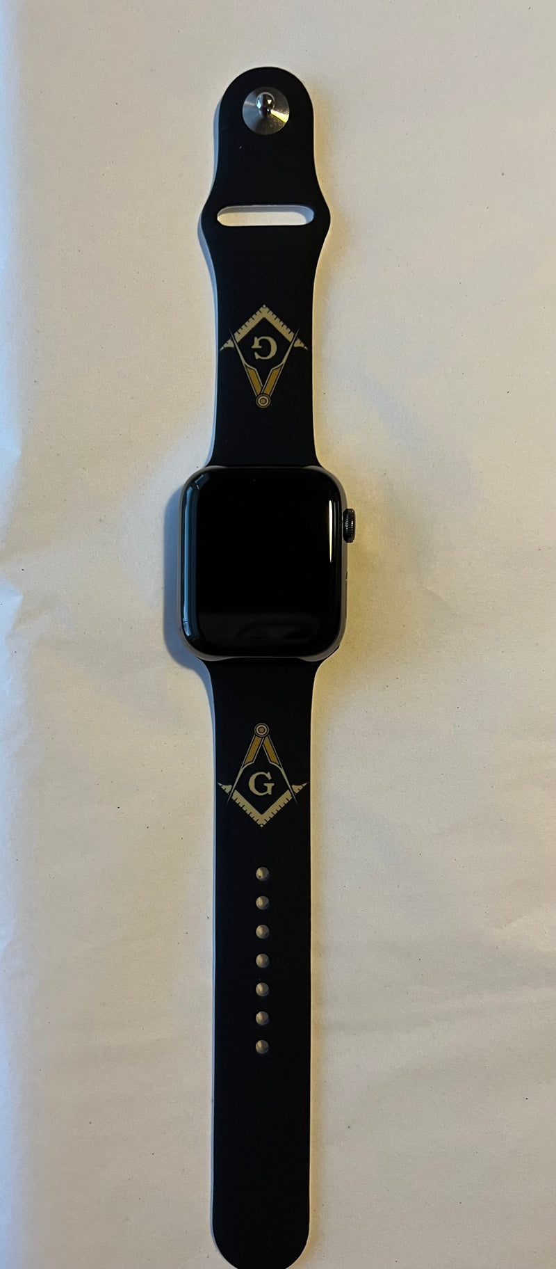 Masonic Silicone Band For Apple Watch Size 42/44/45 MM