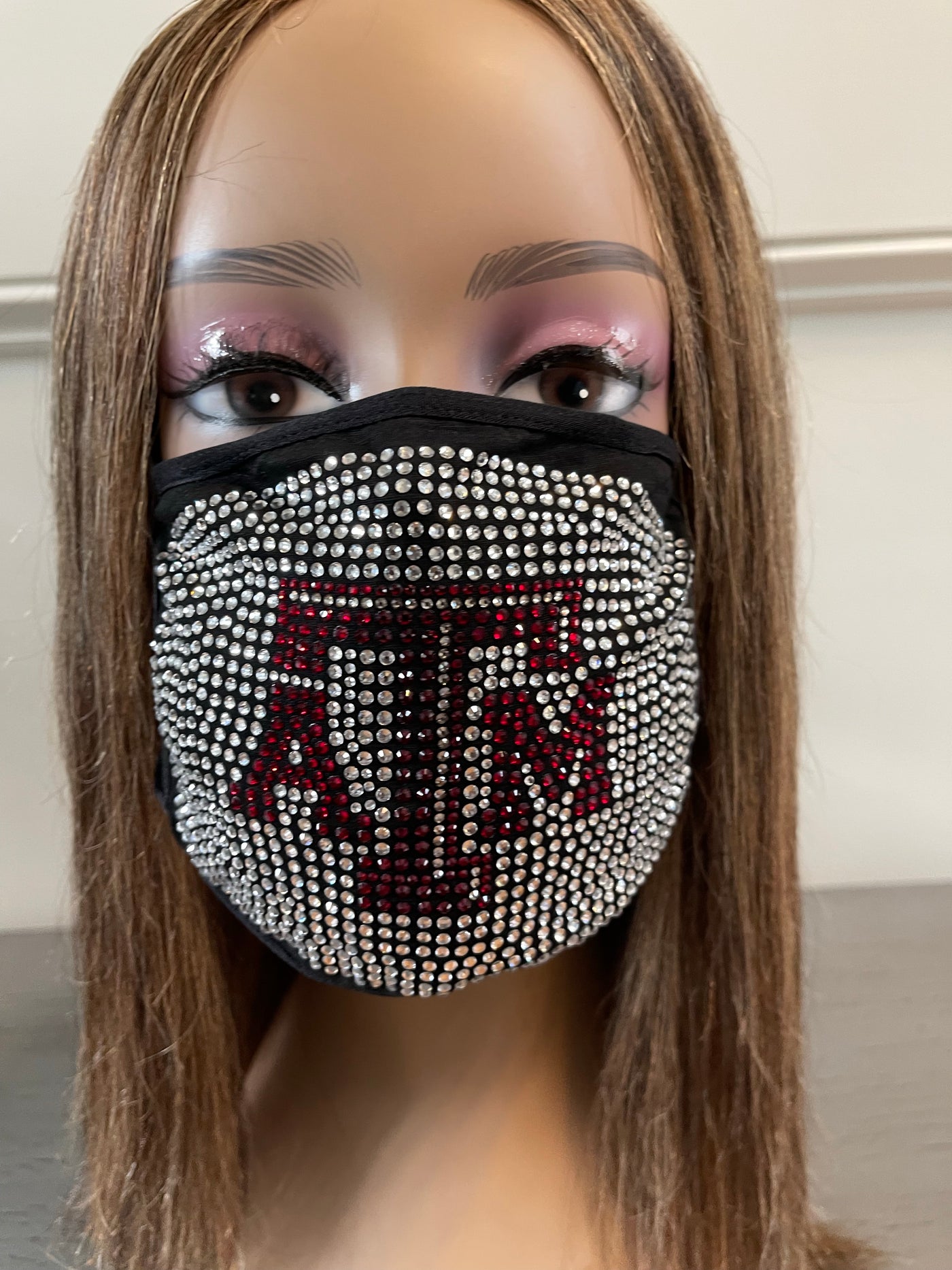 Texas A & M University Aggies Bling Rhinestone Face Mask