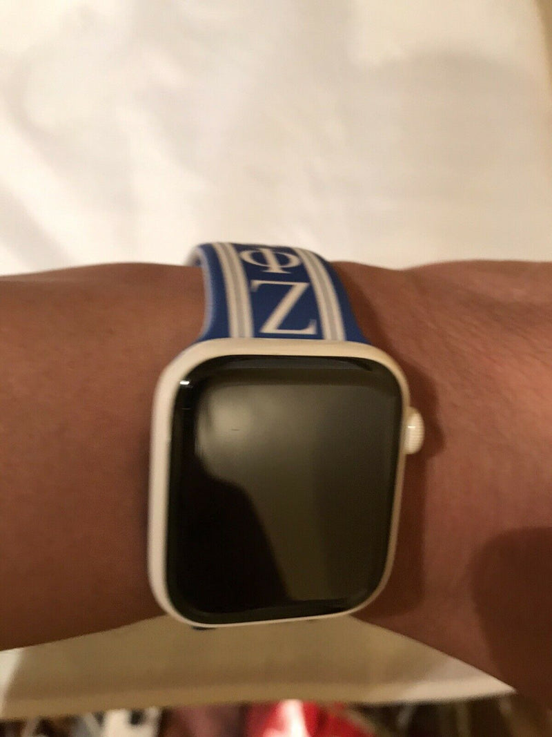 Silicone Apple Watch Band | Zeta Phi Apple Watch Band | Simply For Us