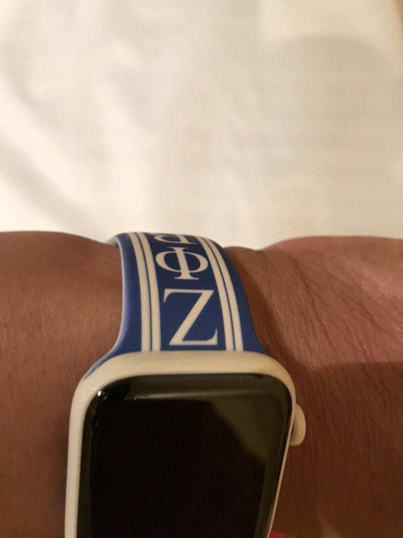 Silicone Apple Watch Band | Zeta Phi Apple Watch Band | Simply For Us